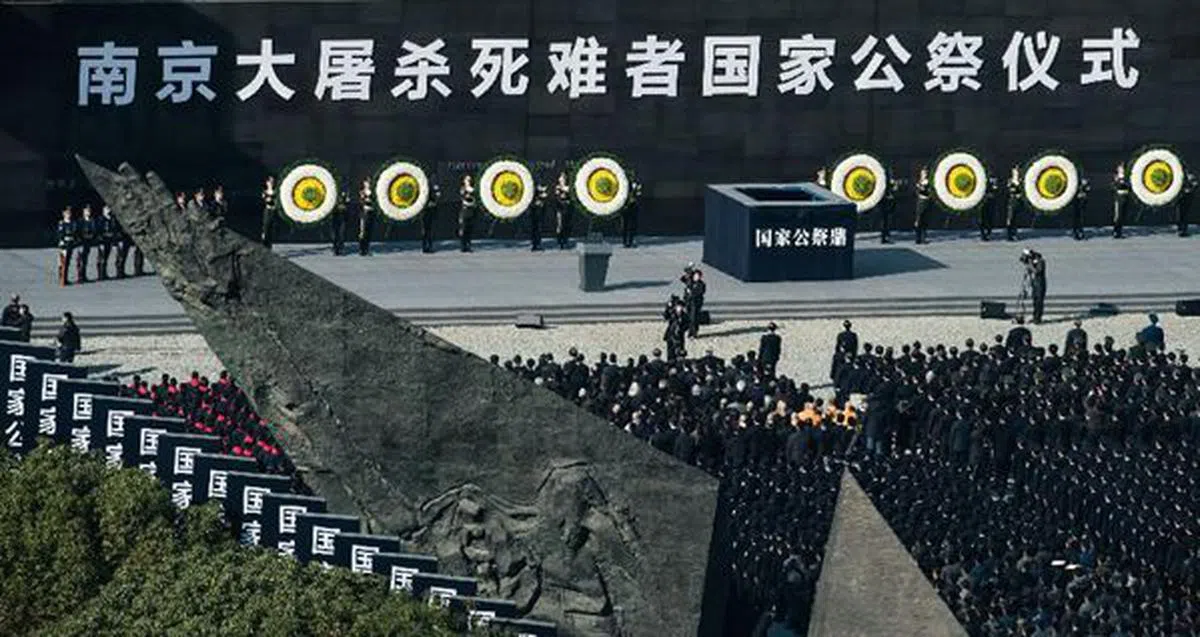  中国南京今天举行南京大屠杀死难者国家公祭日。（新华网） 