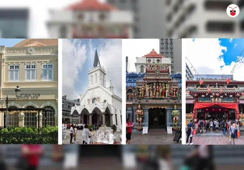 滑铁卢街上的四大宗教场所（郭跃男制图）