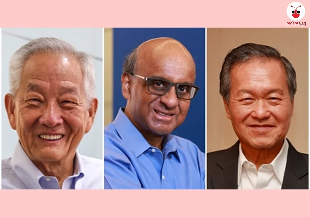 （左起）黄国松、尚达曼和陈钦亮三人8月18日获得总统候选人合格证书。（红蚂蚁制图）