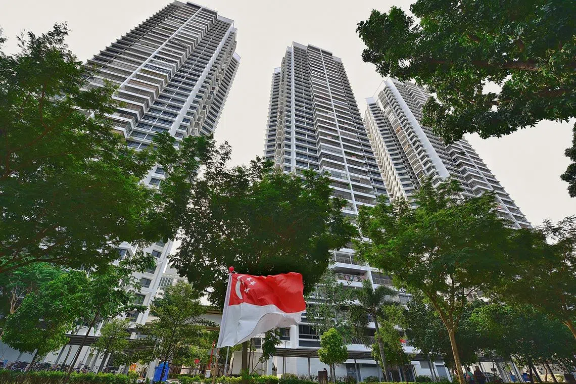 位于中峇鲁文庆路City View@Boon Keng。（海峡时报）