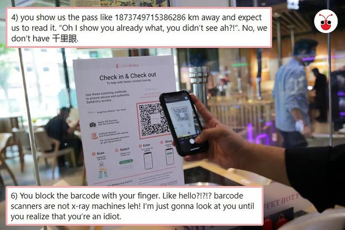 政府自4月落实SafeEntry访客登记系统，至今已然成为生活新常态。（红蚂蚁制图）