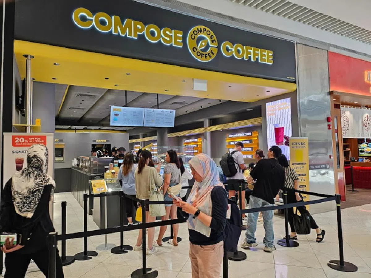 韩国咖啡品牌巨头Compose Coffee也选择在新加坡开设第一家海外门店。（互联网）