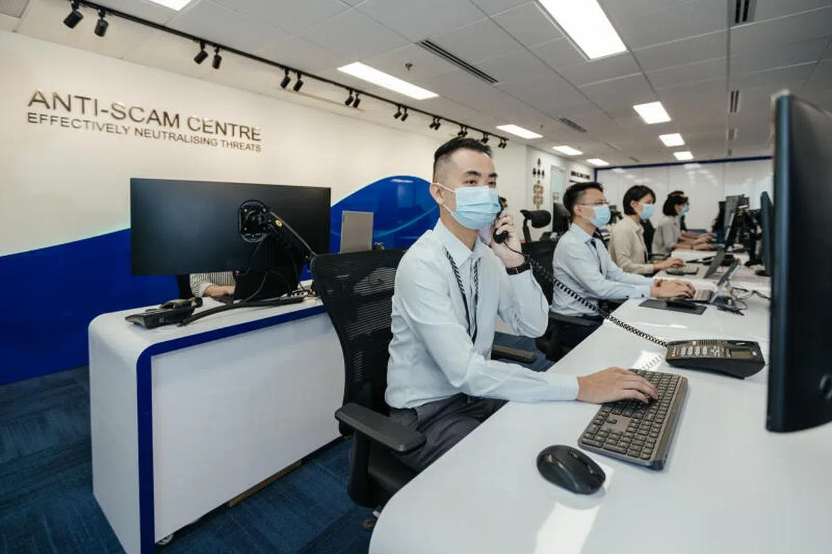 警方反诈骗指挥处。（新加坡警察部队提供）