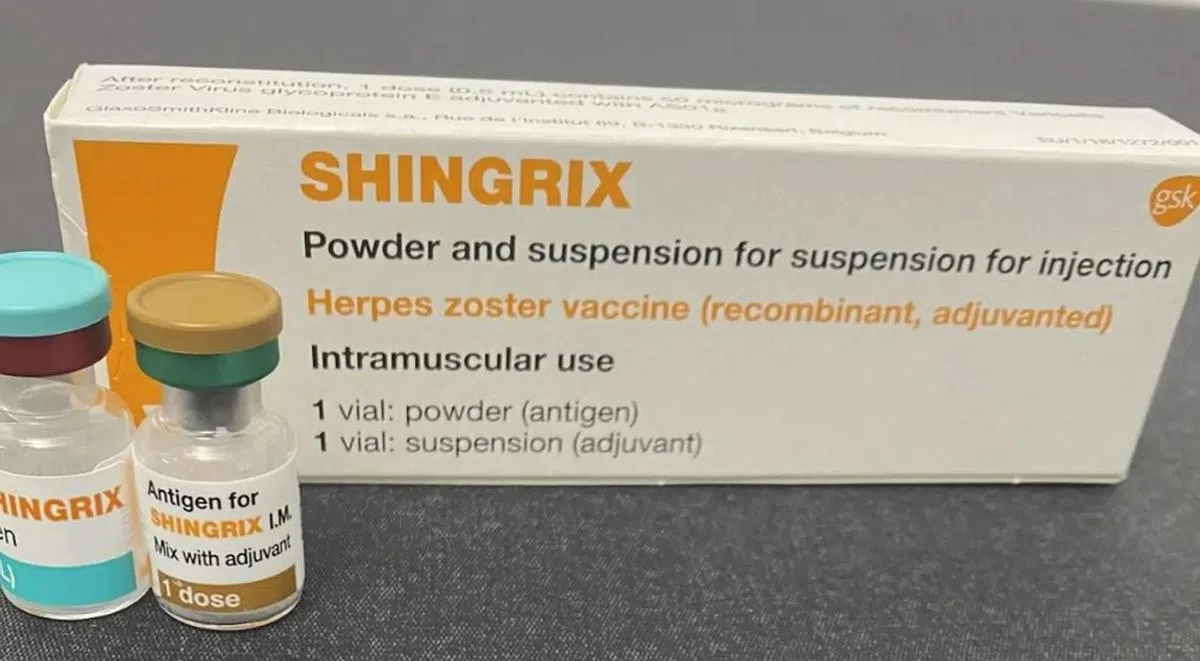 新加坡目前使用的带状疱疹疫苗，由英国制药公司GSK生产。（GSK网站截图）