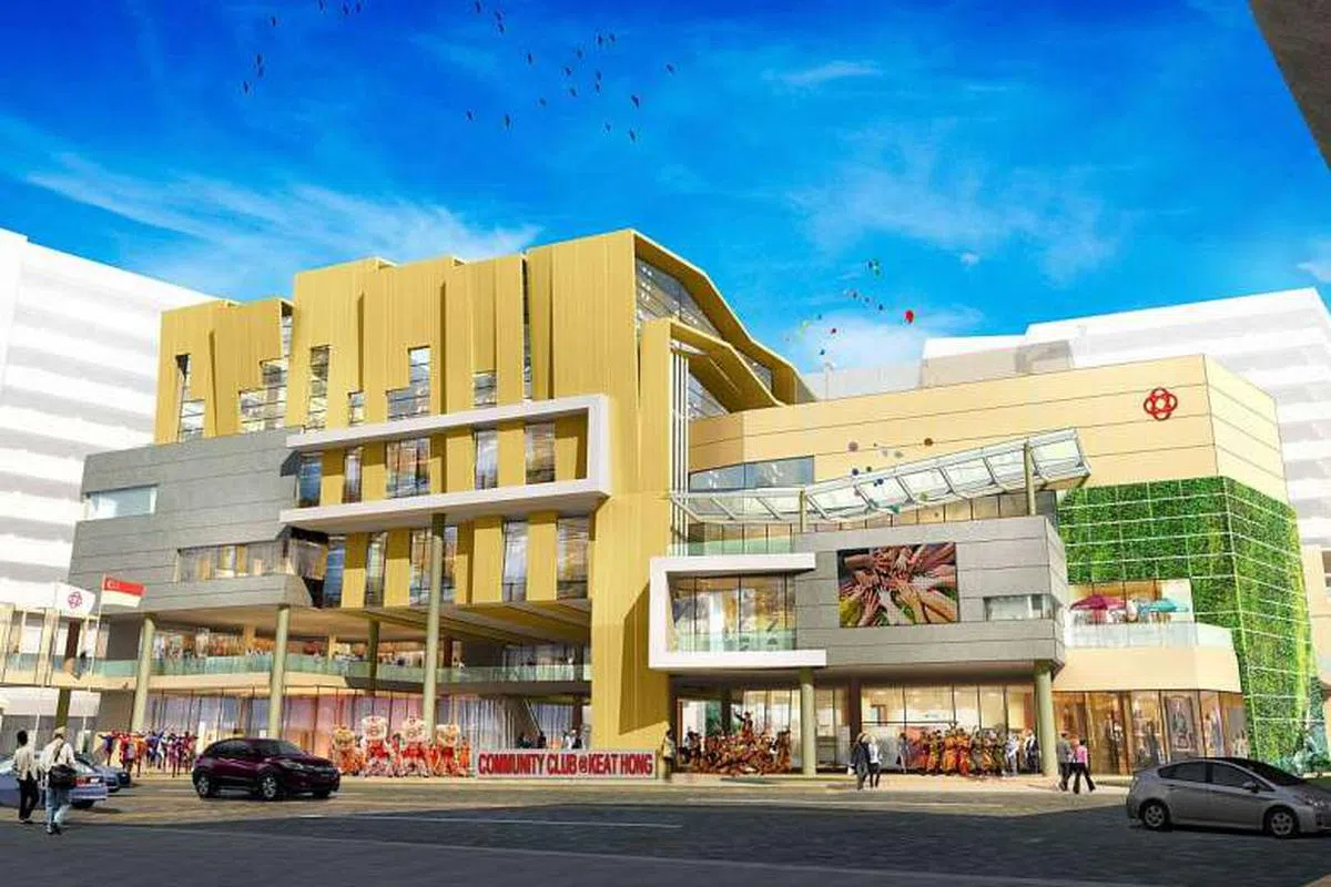  吉丰民众俱乐部。（海峡时报） 