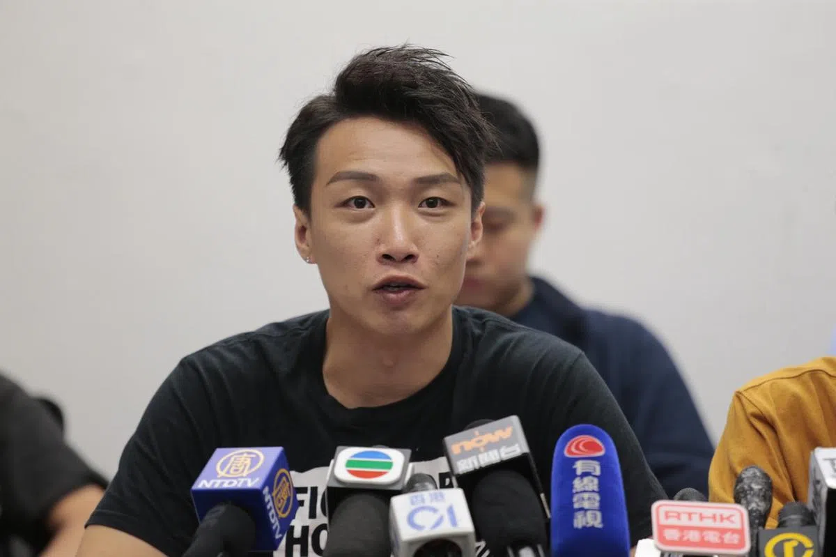  民阵召集人岑子杰。（香港01） 