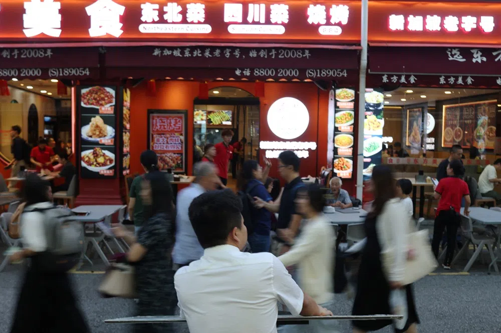 连城街的中餐馆。