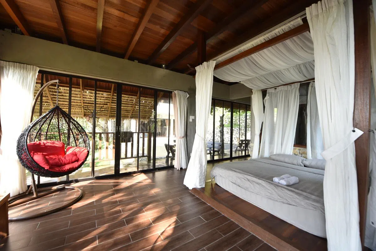  宝盛园民宿客房装修得很舒适。（张丽珠摄） 