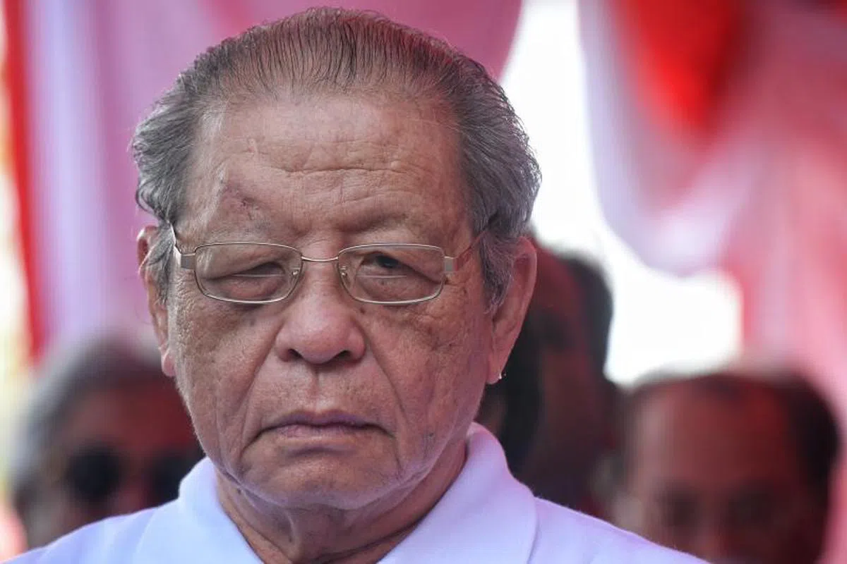  民行党的精神领袖林吉祥。（海峡时报） 