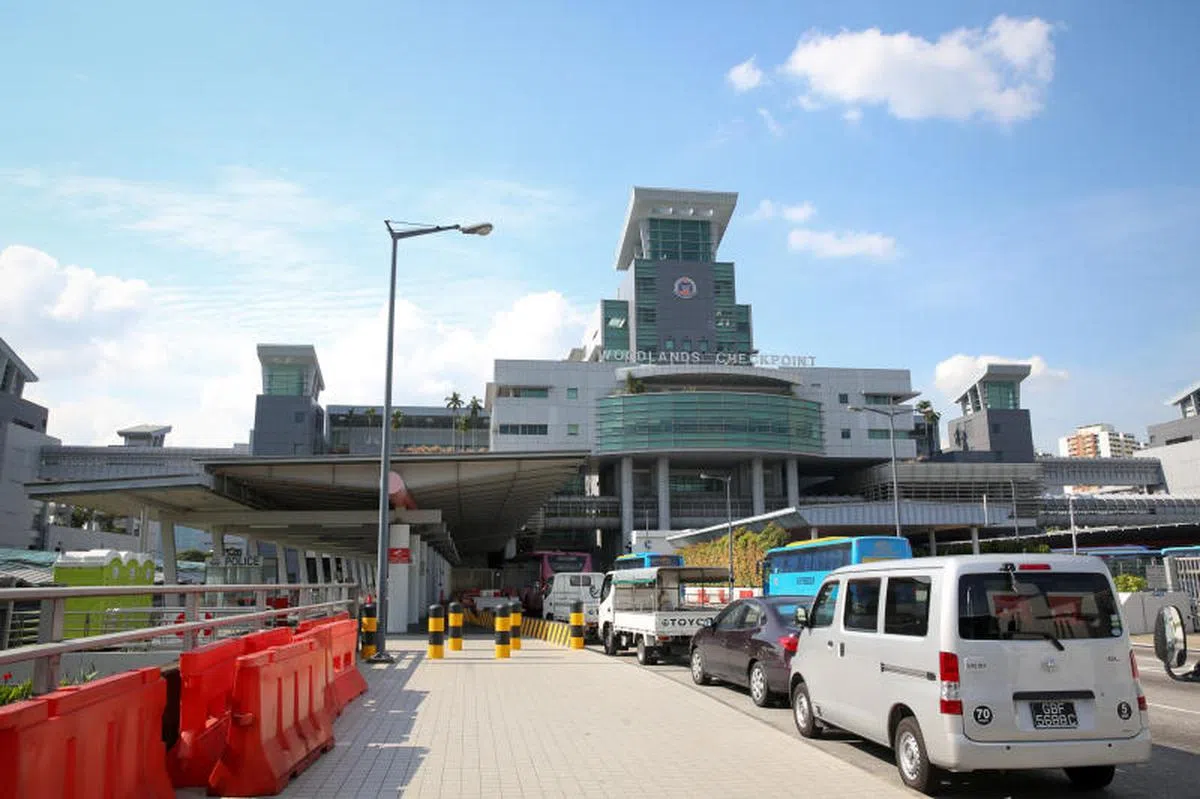  兀兰关卡（Woodlands Checkpoint）。（海峡时报） 