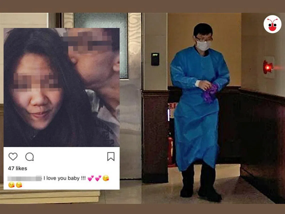 女婴父母在生下女婴前曾在社交媒体Instagram合照留言：宝贝我爱你！！！结果却亲手将亲生宝贝丢弃，成为法医解剖室中的一具冷冰冰尸体。（戴筠懿制）