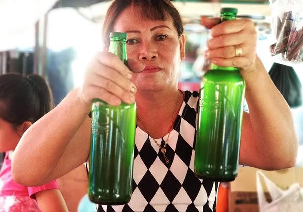  沙巴出产的蒸馏米酒Montoku。（自由今日大马） 