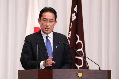 岸田文雄笃定接任日本首相一职。（法新社）