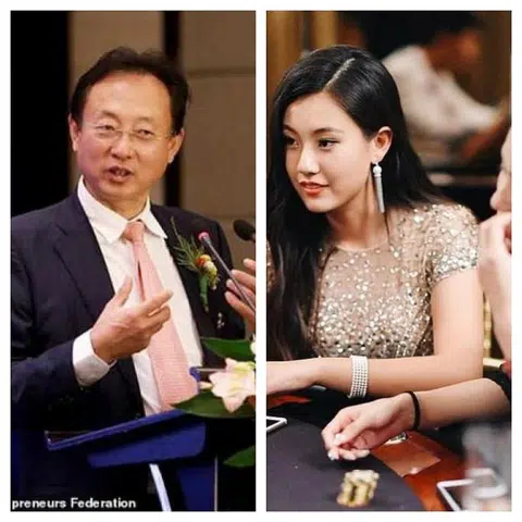 左边是爸爸赵涛，右边是女儿赵雨思。(侯佩瑜制图） 