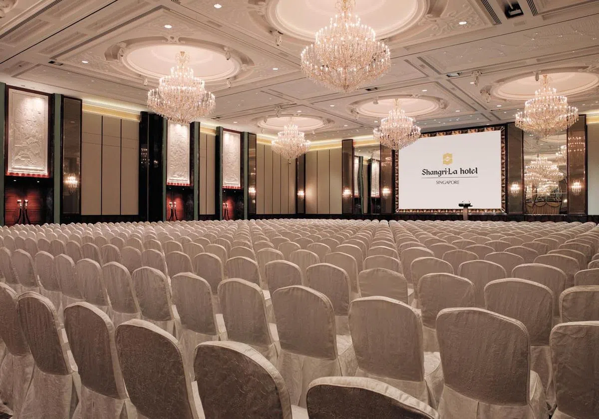  新加坡香格里拉酒店的宴会厅（island ballroom）。（香格里拉官网） 