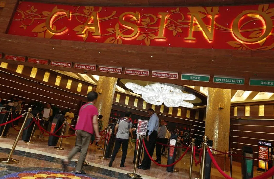 相遇于赌场，却没好下场。（联合早报）