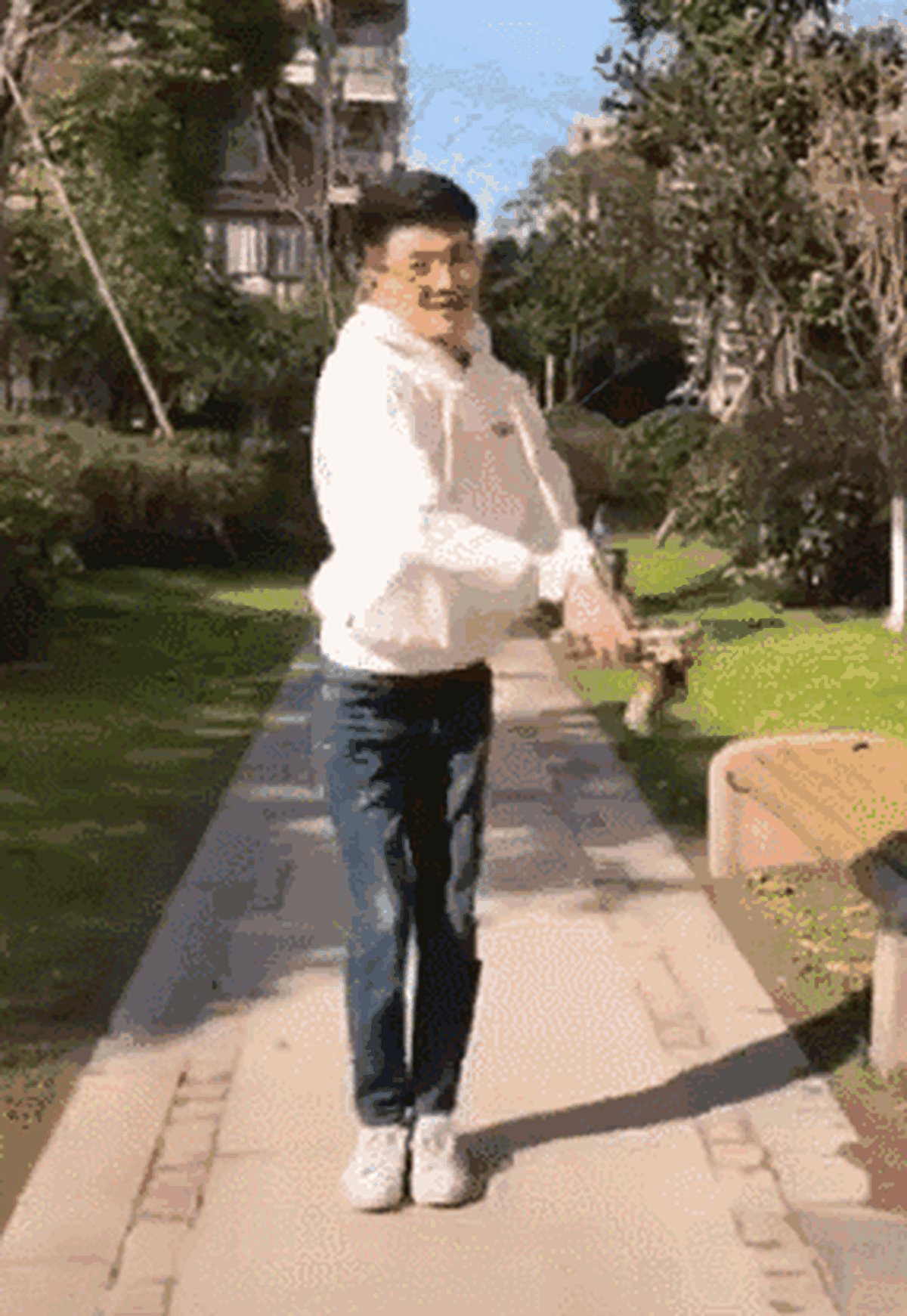  Pose（六）：稳抓稳抛。无论是花瓣、树叶、丝巾、钞票抓起向上抛就对了。（互联网） 