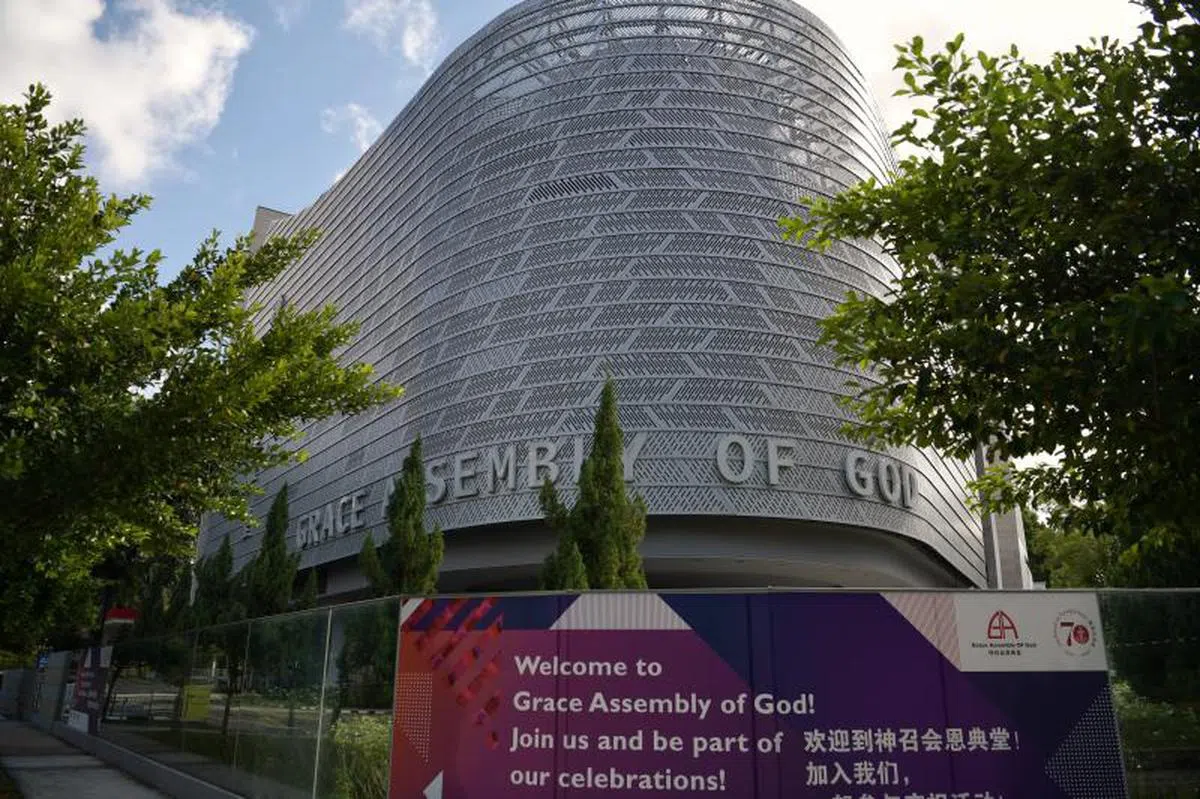  神召会恩典堂。（海峡时报） 