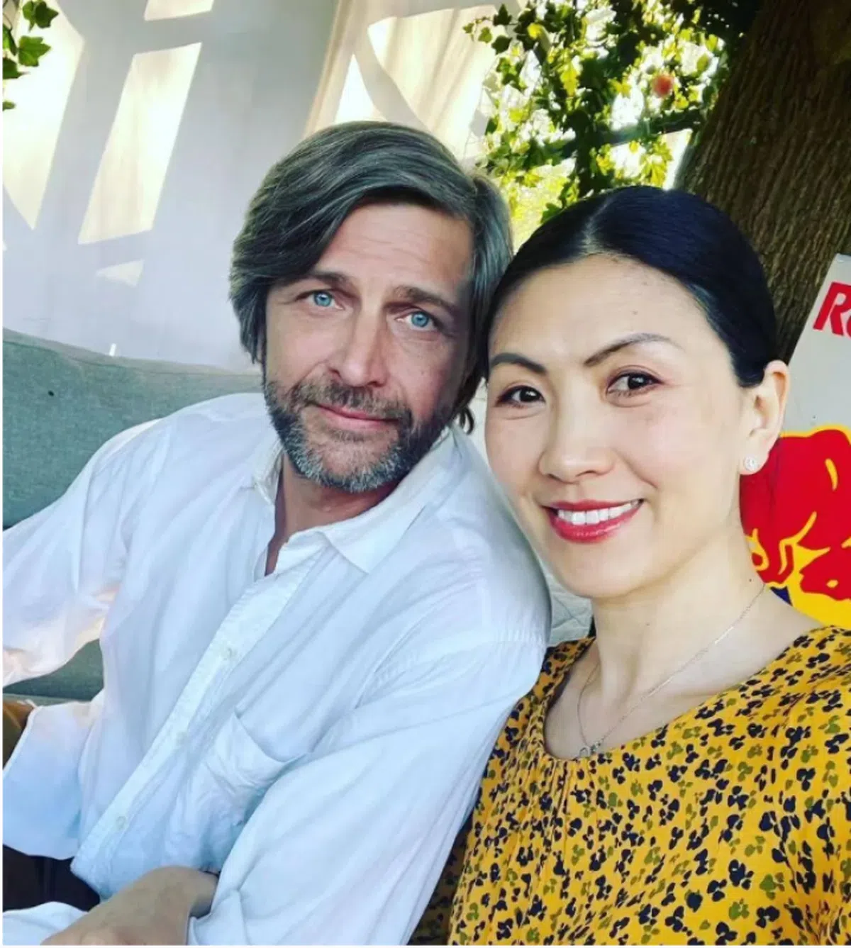 胡胡和她的芬兰籍老公Risto。（互联网）