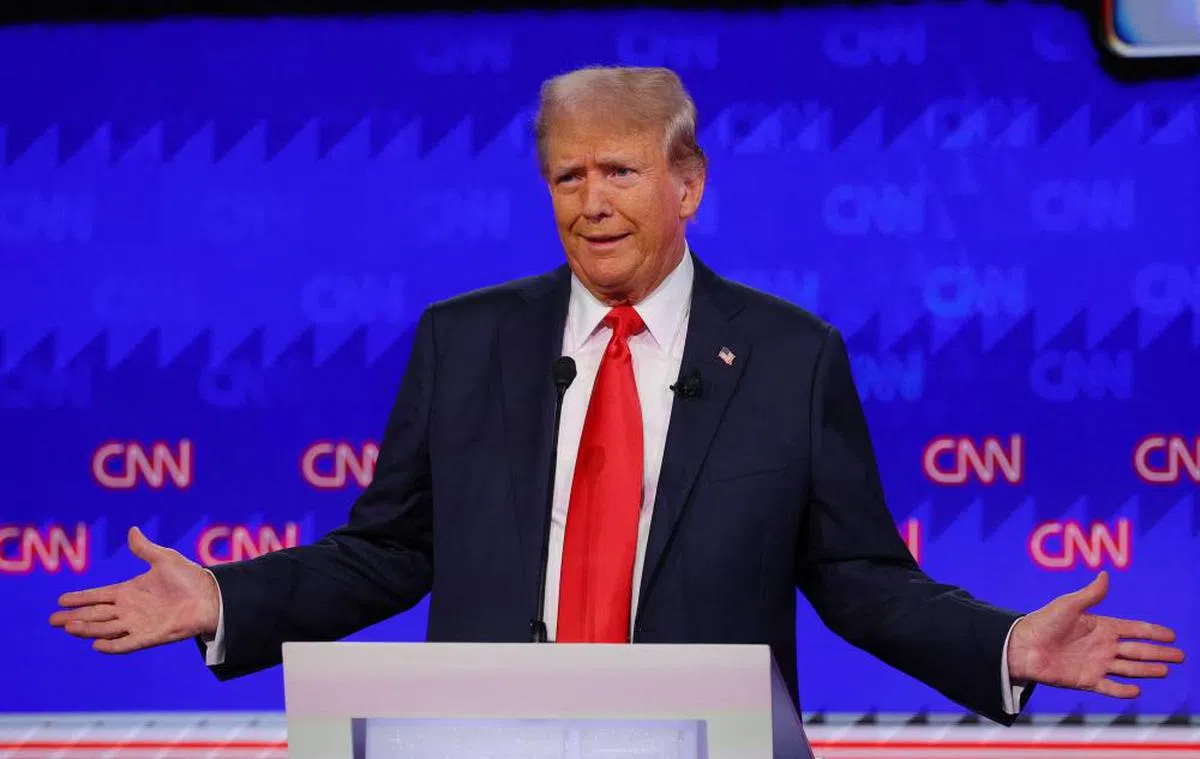 特朗普（图）频频攻击拜登的年龄问题。（路透社）