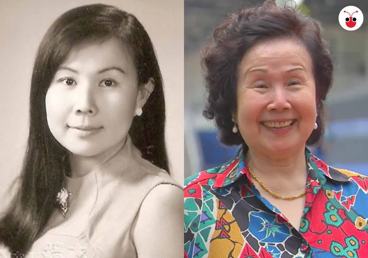  李宝丝校长从年轻到老，在圣尼各拉当了29年校长（互联网） 