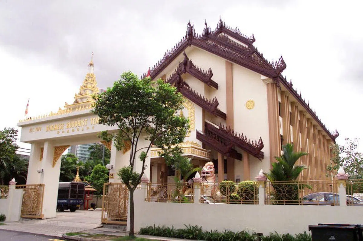  玉佛寺外观。（联合早报） 