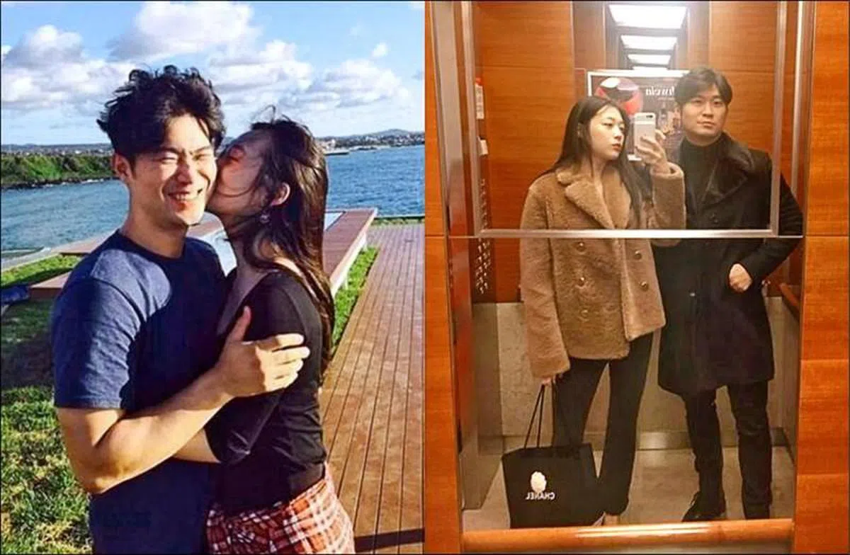  雪莉与崔子交往期间经常晒甜蜜。（互联网） 