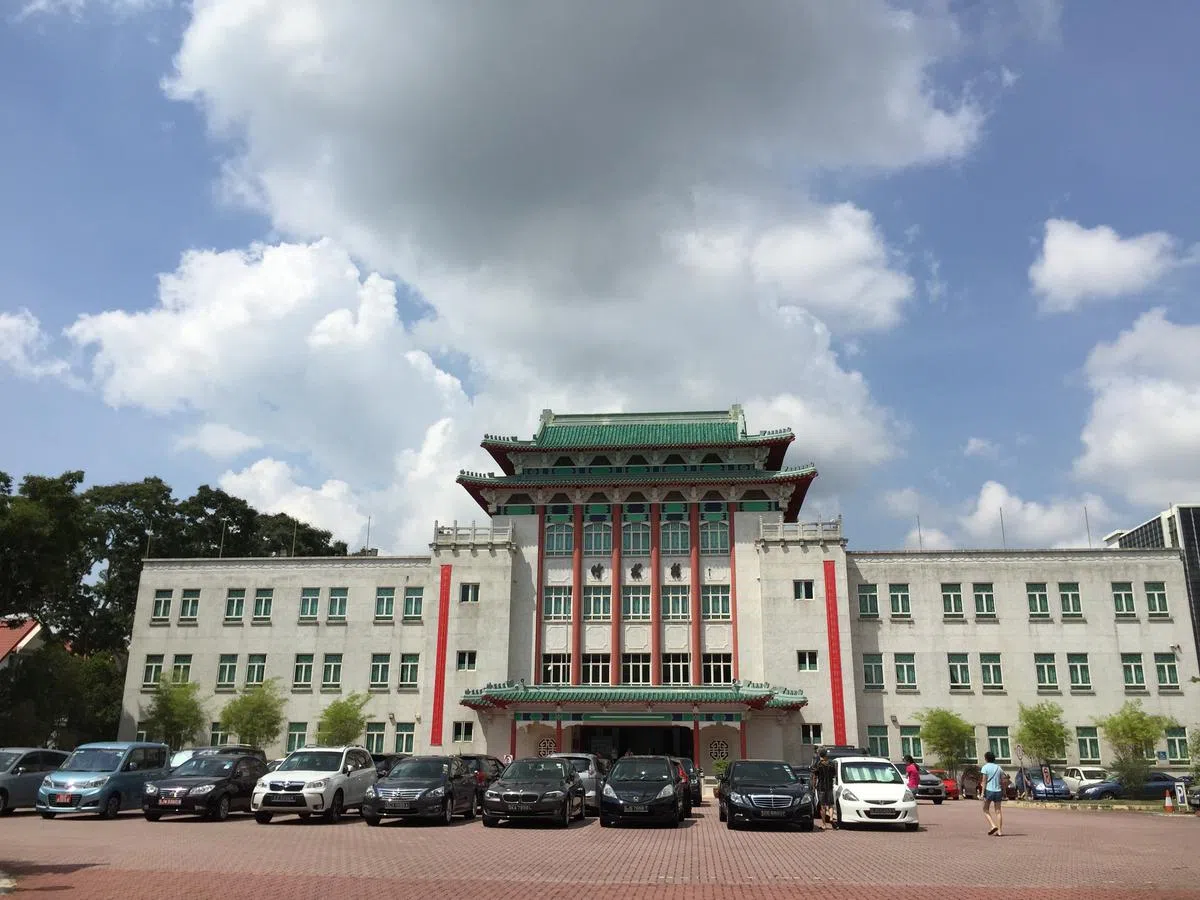  中正中学。（李气虹提供） 