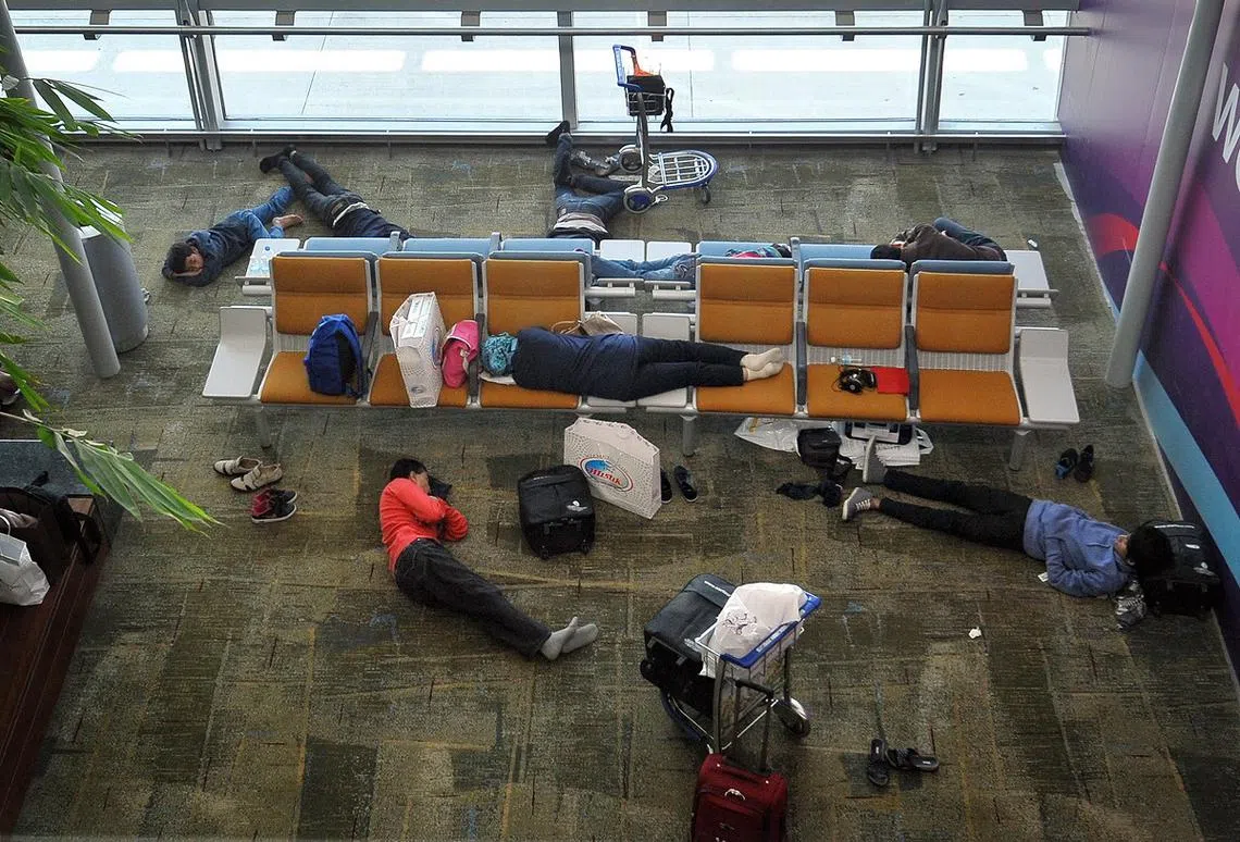 相比欧洲、大洋洲和北美洲，亚洲人的睡眠品质在三方面相形见绌。（海峡时报）