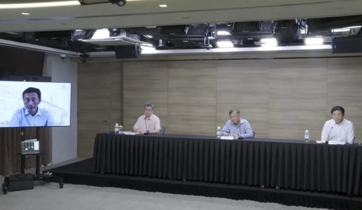 政府抗疫跨部门工作小组9月10日的记者会。（记者会视频截图）