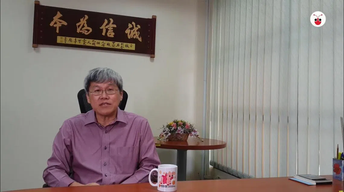 后港区议员方荣发。（视频截图）