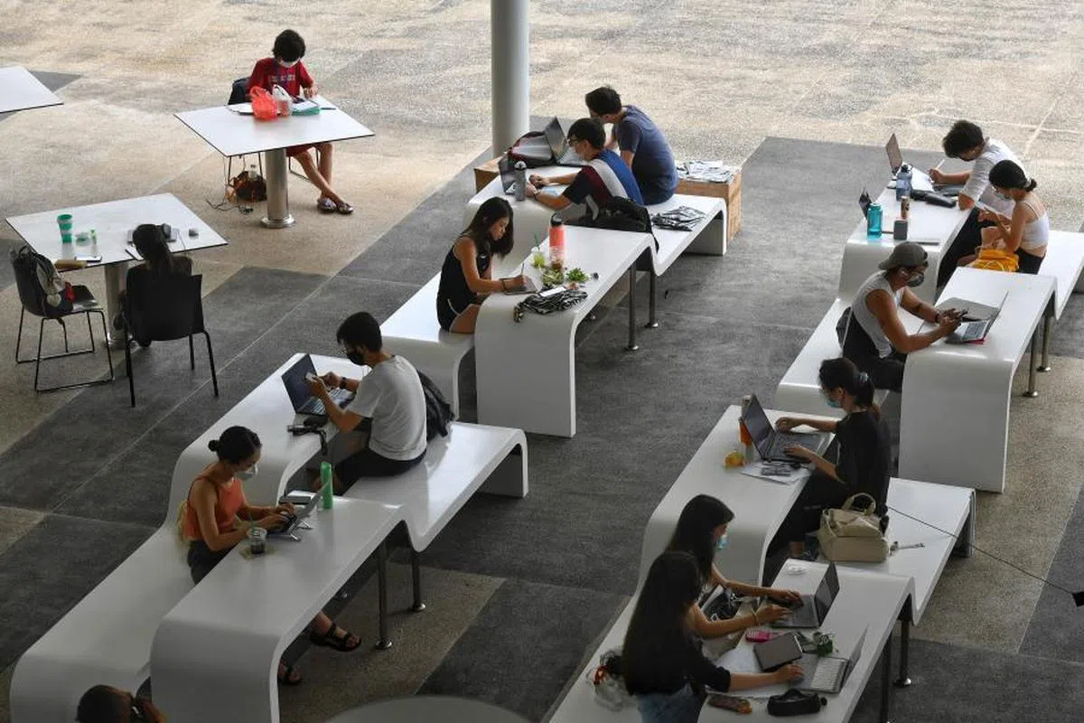 新加坡素质优良的教育是确保人才竞争力的优势。（海峡时报）