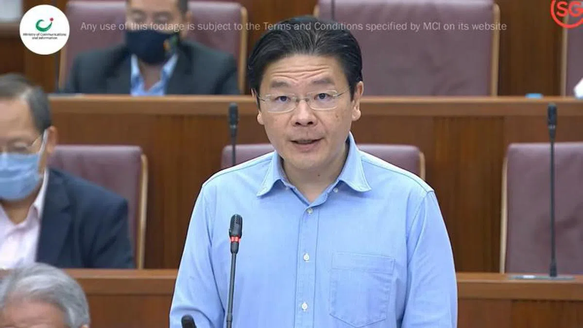  联合领导抗疫跨部门工作小组的财政部长黄循财。（通讯及新闻部国会直播视频截图） 