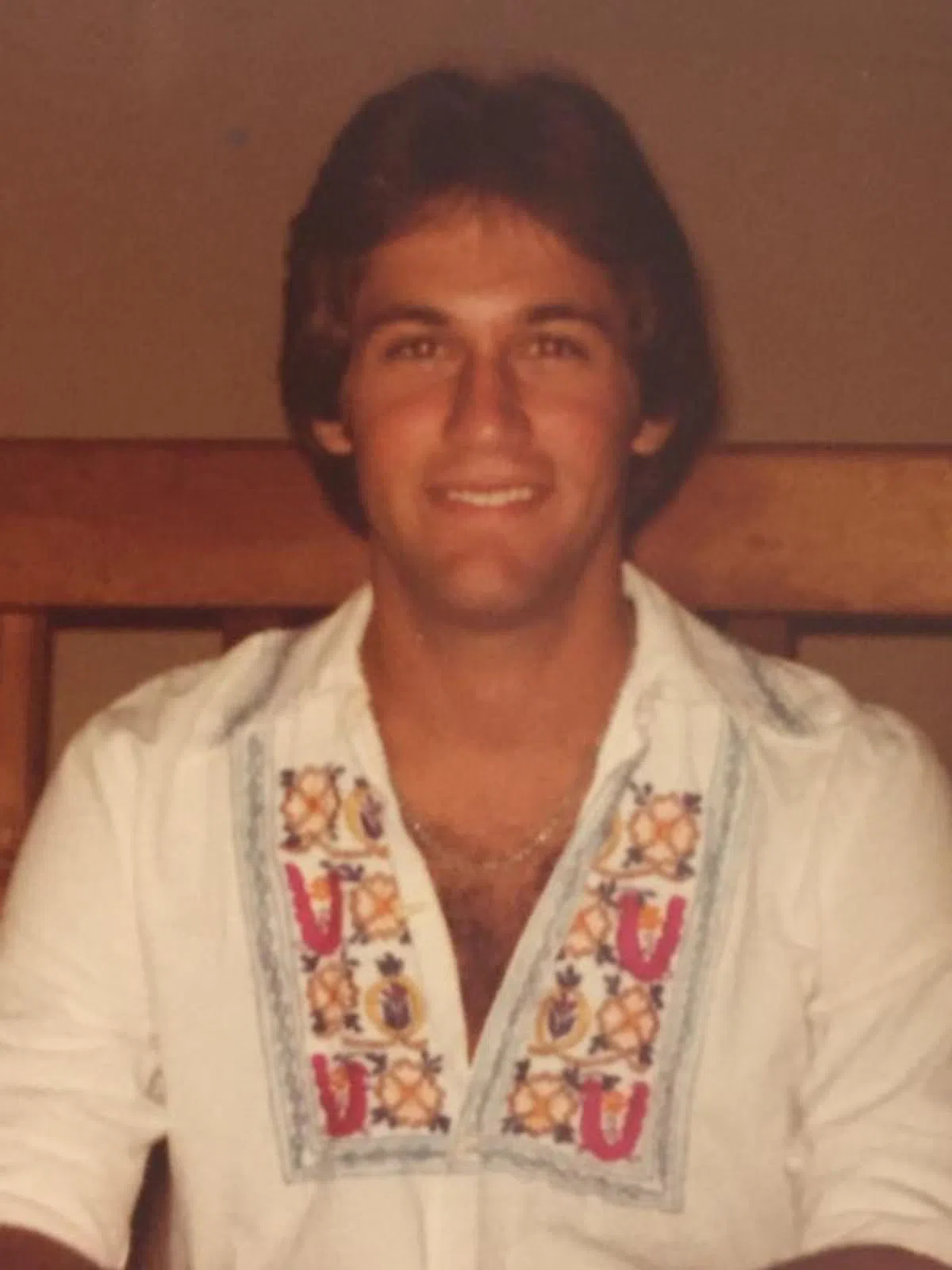 年轻时的David。（David）