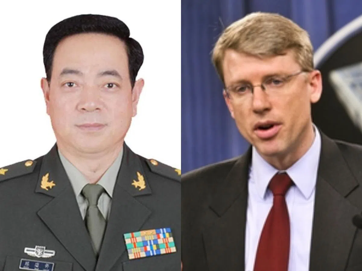  路透社报道陈道祥（左）曾向海大卫（右）表示人民解放军不会干涉香港事务。（李国豪制图） 