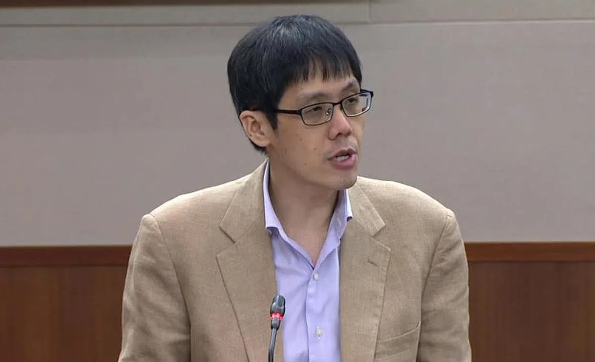  官委议员新跃社科大学商学院副教授特斯拉博士（Walter Theseira）。（国会视频截图） 
