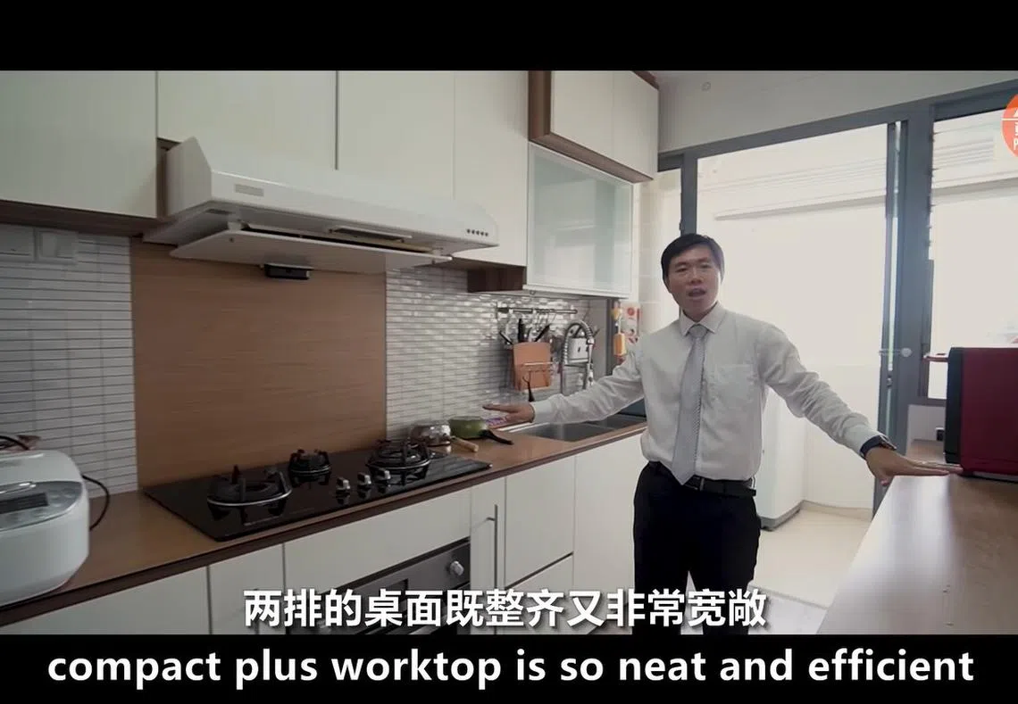 本地一名房地产经济创意推出卖房MV引起网民热烈讨论。（视频截图）