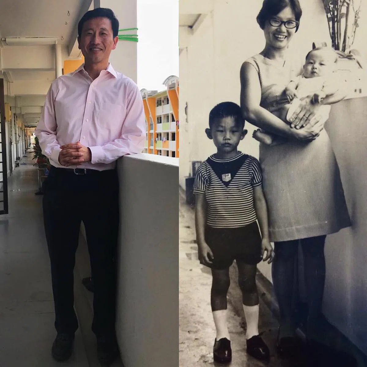 王乙康小时候一直到小学二年级都住在庙弯的三房式政府组屋。他说，那时生活简单，哥哥和他拥有的不多，但感觉上却什么都不缺，他们会与邻居玩耍，沉浸在社区生活。（取自王乙康脸书）