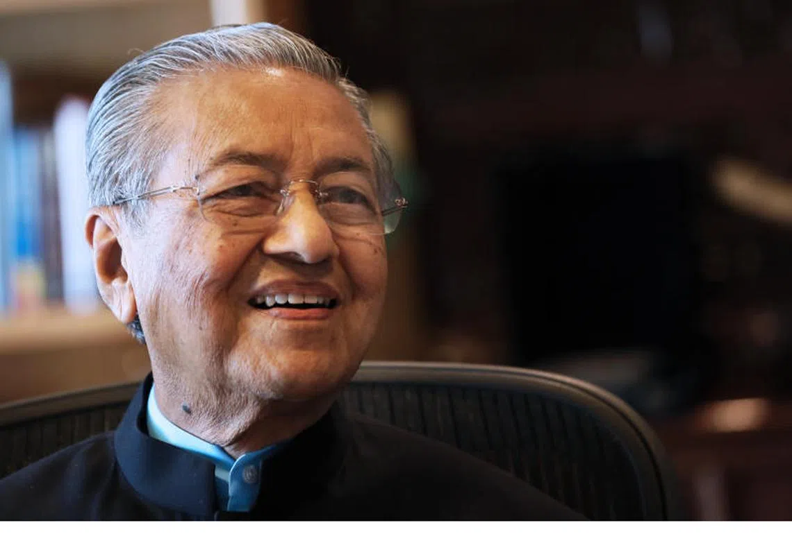 93岁的马来西亚前首相、反对党希望联盟总主席马哈迪。（新明日报）