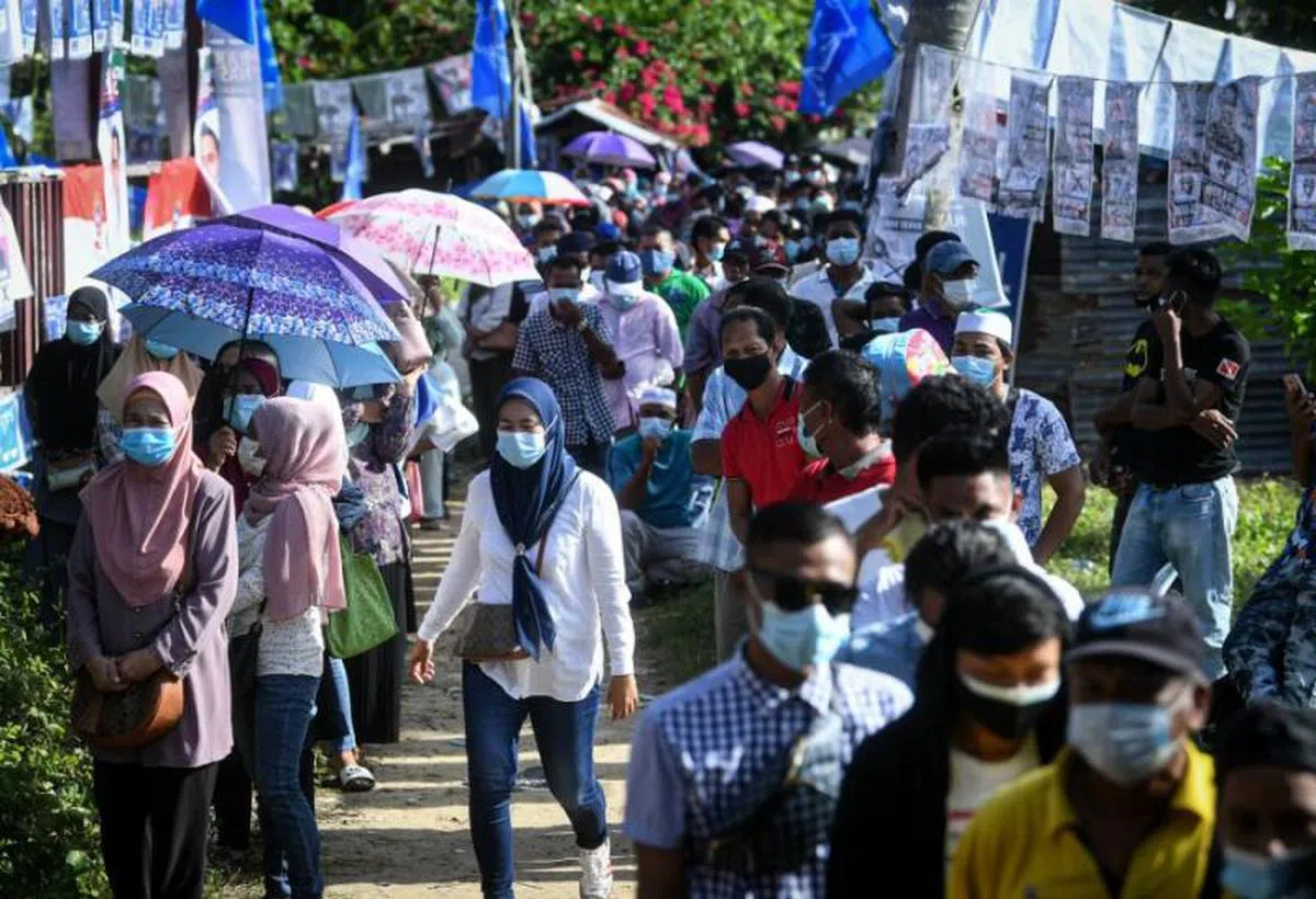  沙巴州选投票率为66.61%。（东方日报） 