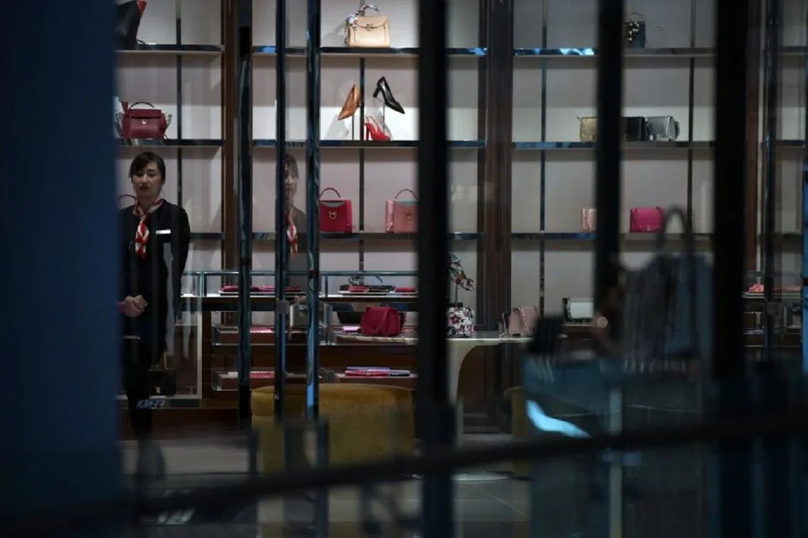 位于滨海湾金沙的名店。（海峡时报）