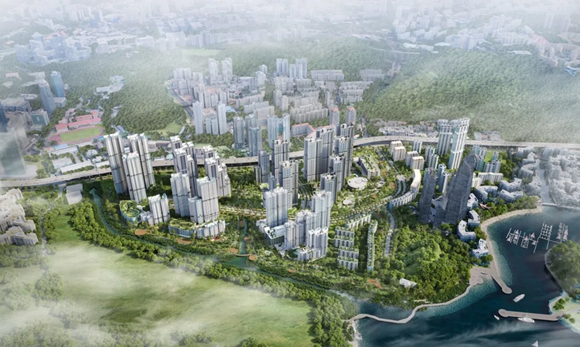 柏拉雅（Berlayar）预购组屋将在10月推出，提供约870个二房式灵活单位至四房式单位，最高楼层达46层。