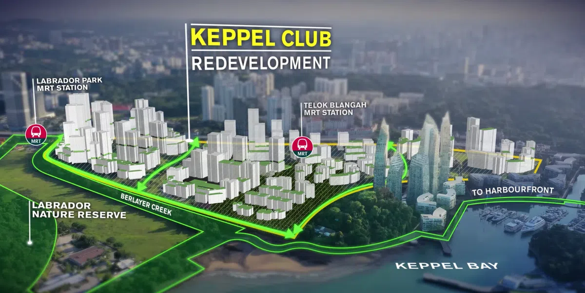  南部濒水地区最早开发的项目之一，将会是岌巴俱乐部的现址。（市区重建局） 