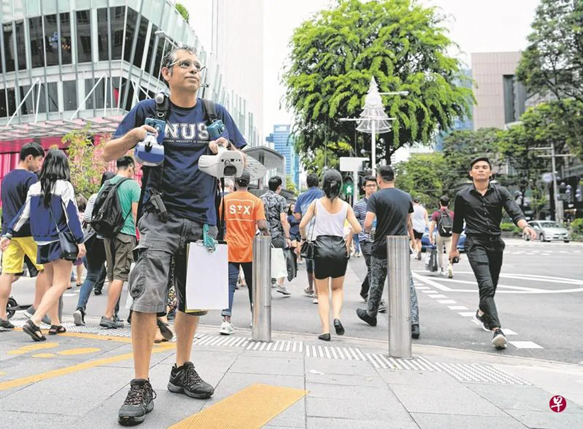  新加坡是走路最快的国家。（联合早报） 