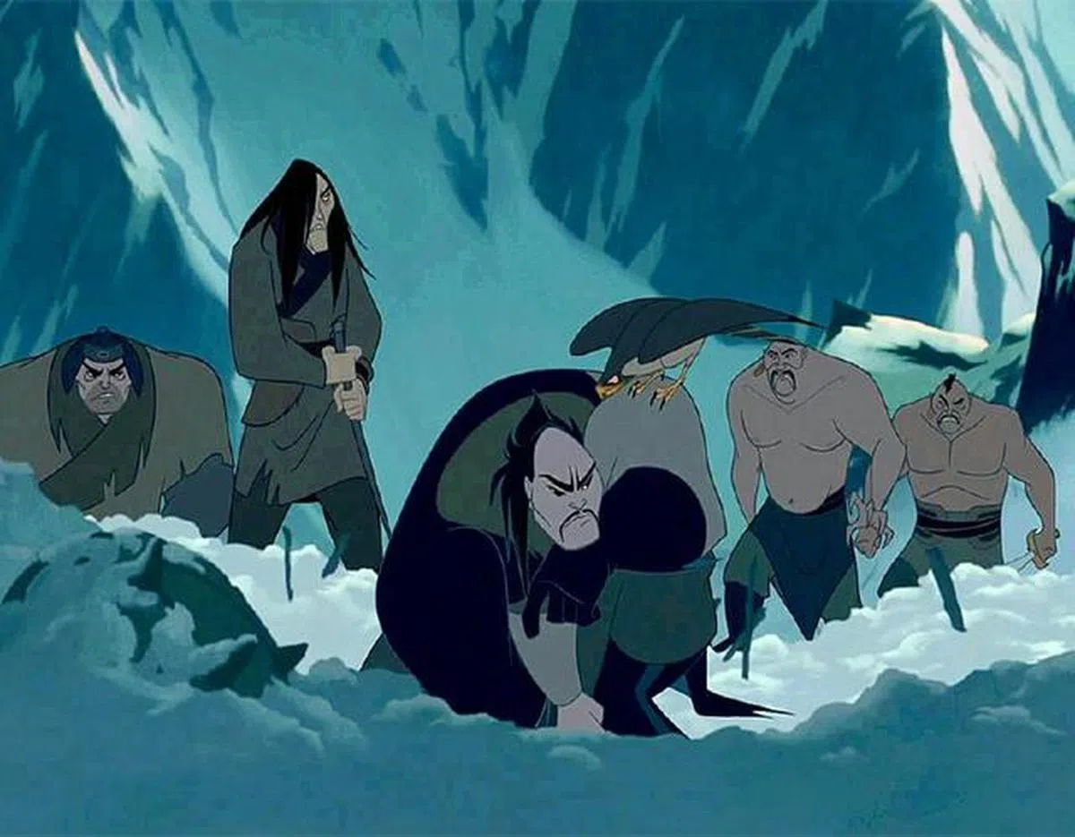  动画片版花木兰。（互联网） 