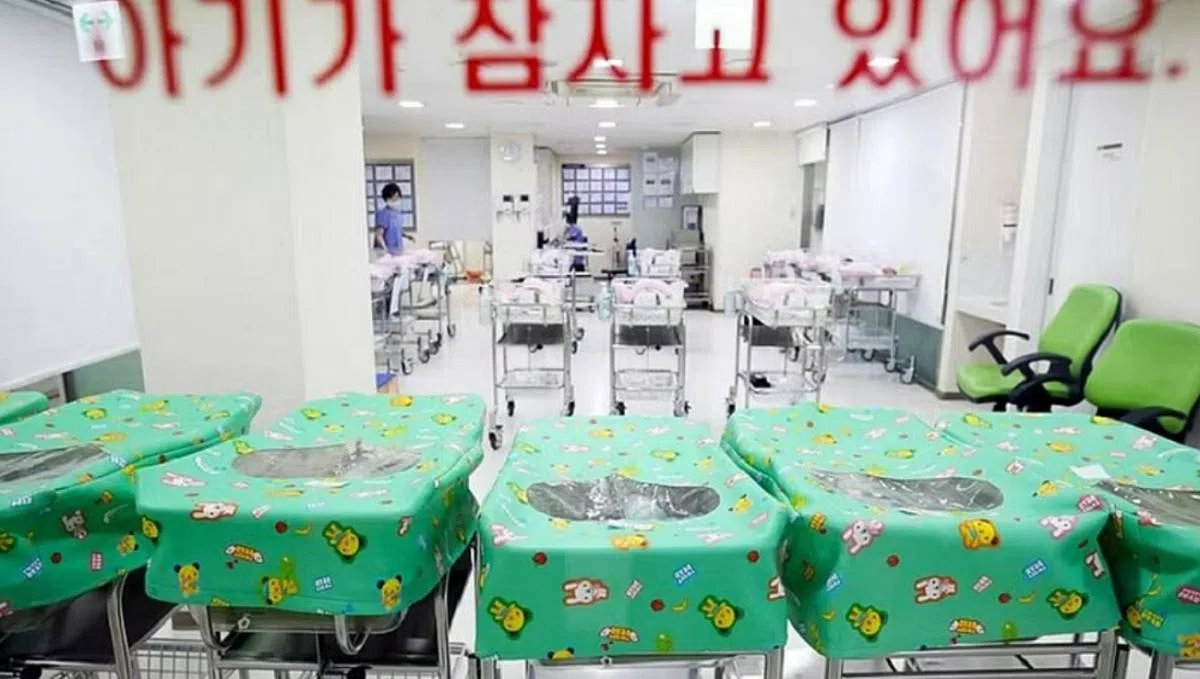 育婴室的“生意”一年比一年差。（韩国中央日报）