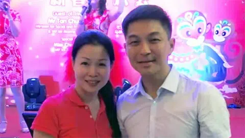 钟丽慧（左）与陈川仁7月17日宣布退出人民行动党。图为两人于2016年合照。（取自陈川仁脸书）