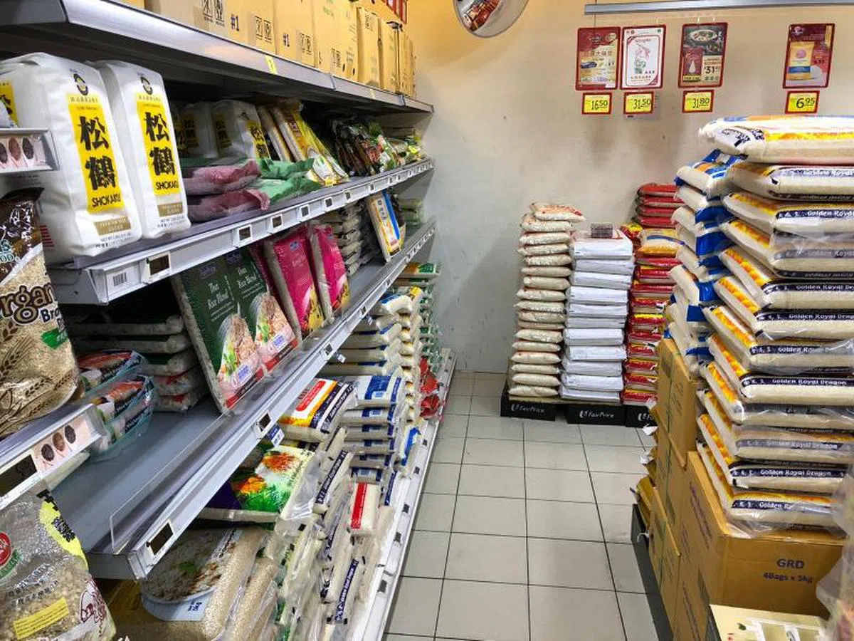  大米区。 