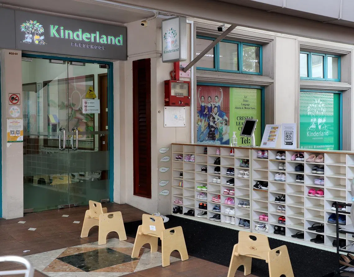 8月底传出发生虐童案的兀兰坊馨乐园幼儿园。（联合早报）