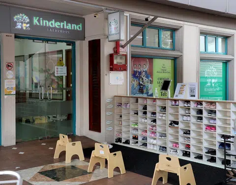 8月底传出发生虐童案的兀兰坊馨乐园幼儿园。（联合早报）